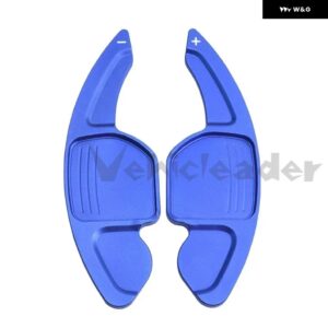 車 ステアリングホイール シフト パドル シフター ギアエクステンション アウディ A3 A4 A4L A5 A6 A7 A8 Q3 Q5 Q7 TT/TTS S3 S4 S6 S7 S8 R8 - Blue