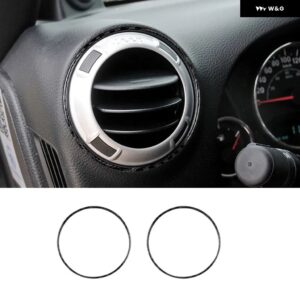 車内アクセサリー ジープ ラングラー JK 2011 2012 2016 2014 - 16 ブラック カーボン 装飾 ステッカー - Type 12