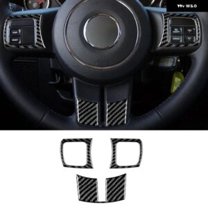 車内アクセサリー ジープ ラングラー JK 2011 2012 2016 2014 - 16 ブラック カーボン 装飾 ステッカー - Type 6