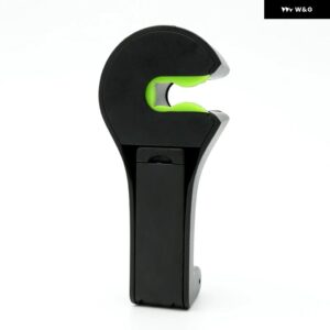 車内シートヘッドレストフック電話 ホルダー VW フォルクスワーゲン ゴルフ 4 6 7 ポロ パサート ティグアン ジェッタ トゥーラン カーアクセサリー - black