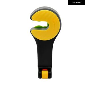 車内シートヘッドレストフック電話 ホルダー VW フォルクスワーゲン ゴルフ 4 6 7 ポロ パサート ティグアン ジェッタ トゥーラン カーアクセサリー - Yellow