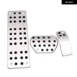 車ガス フットレスト カスタムペダル パッド プレート PEUGEOT 207 301 307 208 2008 308 408 CC/CITROEN C3 C4/DS 3 4 6 DS3 DS4 DS6 - AT