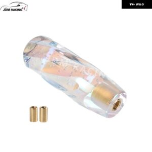 車内アクセサリー 10/15/20CM 汎用 ギア シフト ノブ スティックヘッド シフター レバー ハンドル マニュアル カラフルクリスタルバブル - 15cm hot