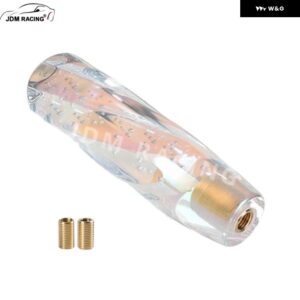 車内アクセサリー 10/15/20CM 汎用 ギア シフト ノブ スティックヘッド シフター レバー ハンドル マニュアル カラフルクリスタルバブル - 20cm