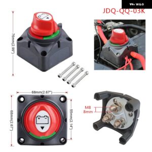 自動バッテリー切断スイッチ 12V 24V マリン 200A 300A デュアルバッテリーマススイッチ 2 3ポジションカットオフスイッチ 車 ボート - JDQ-QQ-03K