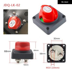 自動バッテリー切断スイッチ 12V 24V マリン 200A 300A デュアルバッテリーマススイッチ 2 3ポジションカットオフスイッチ 車 ボート - JDQ-LK-02