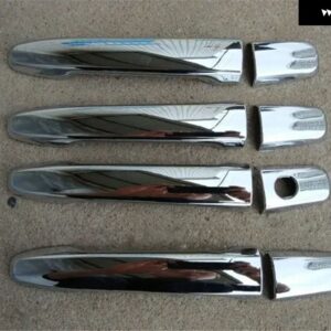 三菱 アウトランダー 2007 2008 2009 2010~20201 ABS クローム ドアハンドル カバー カバー トリム カーアクセサリー - 1