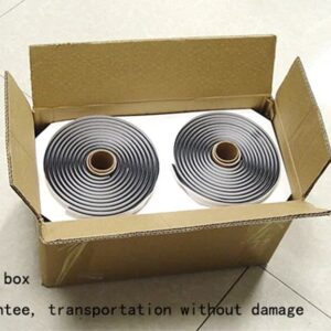 車ドアシールアクセサリー ヘッドランプ 接着剤黒ブチルゴム接着剤シーラント車ゴム製シーリングストリップ - 12pcs(A large box)