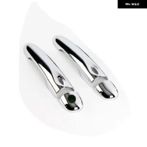 ルノー メガーヌ 3 MK3 III 2008 - 2015 クロームハンドルカバー トリム 2009 - 14 アクセサリー ステッカー カー スタイリング - 2Dr 1 key 2 buttons