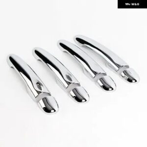 ルノー メガーヌ 3 MK3 III 2008 - 2015 クロームハンドルカバー トリム 2009 - 14 アクセサリー ステッカー カー スタイリング - 4Dr no key 2 buttons