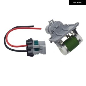 車用ブロワーモーター抵抗器 プラグコネクタ付き フォード エコスポーツ フィエスタ フィアット 6S659A819AA 2S659A819BB 6S65-9A819-AA - Set 2PCS