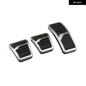 三菱 アウトランダー ASX ランサー 2009 -2018 ステンレス 燃料ブレーキ フットレスト ペダル AT MT カーアクセサリー - MT