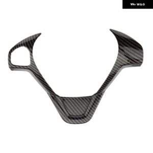 車 ステアリングホイール パネル 装飾 カバー トリム ステッカー フォード フィエスタMK7 2009 - 2017エコスポーツ2012-2017 - Style B