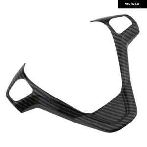 車 ステアリングホイール カバー スパンコール トリム ステッカー フォード フィエスタ MK7 2009 - 2017 エコスポーツ フィゴ B-MAX KA+ カーアクセサリー - Double hole