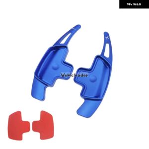 車用 ステアリングホイール シフト パドルエクステンダー W176 W246 W205 W117 X156 W253 メルセデスベンツ A B C E GLA GLC GLE - Blue