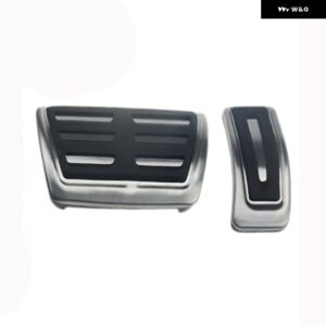 車用ペダル フットレスト ペダルキャップ ペダルキャップカバー アウディ A4 B9 A5 F5 2016 2017-2019 滑り止めペダル パッド 車内装備 - 2PCS