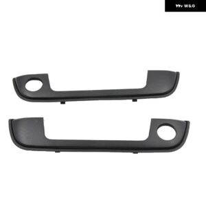 外装 ドアハンドル キット カバー 51218122442 BMW E36 E34 E32 3 5 7シリーズ ゴムシールガスケット付き 51218122441 - Front 1Pair