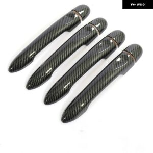 ルノー メガーヌ 3 MK3 III 2008 - 14 2016 カーボン カー ドアハンドル カバー トリム スタイリング アクセサリー - 4Dr no key no button