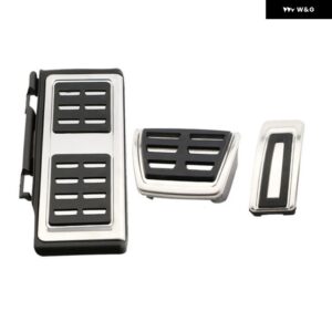 車用ペダル フット燃料 ブレーキ クラッチカバー フォルクスワーゲン VW パサート B8 ゴルフ 7 ティグアン 2017 - 2021 セアト レオン 5F MK3 - AT 3 Pcs