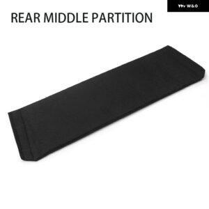 車 トランク 収納 オーガナイザー パーティション シートパーティション デフレクター テスラ モデルY 2021年モデル用車カスタムアクセサリー - 1pcs rear middle