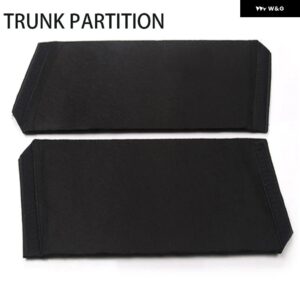 車 トランク 収納 オーガナイザー パーティション シートパーティション デフレクター テスラ モデルY 2021年モデル用車カスタムアクセサリー - 2pcs trunk