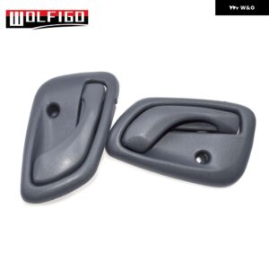 車内 ドアハンドル 左 右 フロント 1999 2002001 - 04 シボレー トラッカー ダークグレー色 - Pair