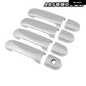 車 スタイリング 2005-2010 日産 ヴァーサ ティーダ ラティオ ABS クローム ドアハンドル ボウル ドアハンドル カバー カバー トリム - 2