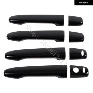 三菱 ランサー ASX 2008 2009 2010~2020 ABS ドアハンドル ボウル ドアハンドル カバー カバー トリム カーアクセサリー - Glossy Black6