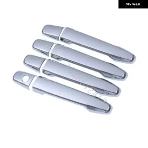 三菱 ランサー ASX 2008 2009 2010~2020 ABS ドアハンドル ボウル ドアハンドル カバー カバー トリム カーアクセサリー - silvery2