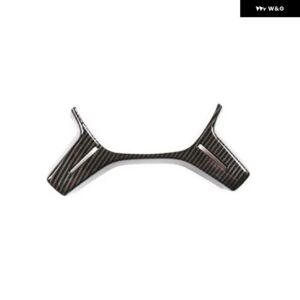 車 ステアリングホイール 装飾 カバー パッチ メルセデスベンツ C E ML GL クラス W204 W212 W463カーアクセサリー - ABS carbon fibre