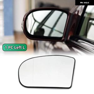 リアビュー バックミラー ガラス ドア ウィングミラー ヒーター付き サイドミラー ガラス メルセデスベンツ E クラス C クラス C E クラス W211 W203 - 1PC Left
