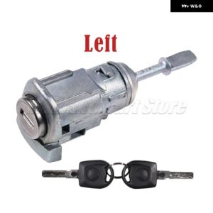 左 右ドアロック シリンダー VW ゴルフ 4 IV MK4 BORA A6 シュコダ ファビア ポロ 1997-2009 604837167 604837168 - Left