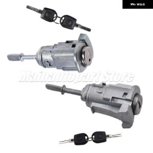 左 右ドアロック シリンダー VW ゴルフ 4 IV MK4 BORA A6 シュコダ ファビア ポロ 1997-2009 604837167 604837168 - 1 set