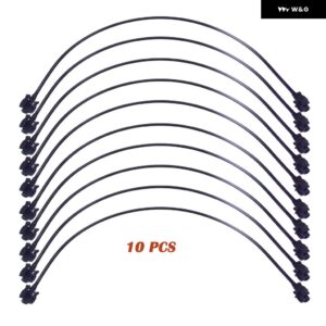 車用ゴムホース ウォーターリターン ラジエーター スカベンジング パイプ プジョー 206 207 シトロエン 1323Y2 1323.Y2 - 10 PCS