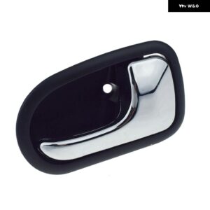 左/右内側 インテリア インナー ドアハンドル クロームブラック マツダ PROTEGE323626 フォード リアタアクティバティエラS54N-59-330B-65 - Right 1 PC