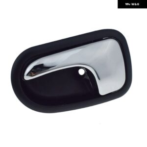 左/右内側 インテリア インナー ドアハンドル クロームブラック マツダ PROTEGE323626 フォード リアタアクティバティエラS54N-59-330B-65 - Left 1 PC