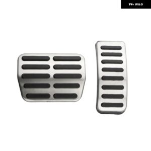 車用ペダル ステンレス デッドペダル パッド フットレスト フォルクスワーゲン ポロ VW ゴルフ 4 ボーラ ビートル RSI GTI R32 アウディ A3 8L シート - AT Without Rest