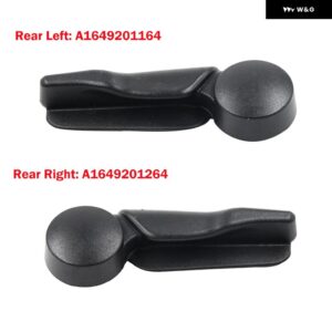 車リア左/右シートリリースハンドル調整 A1649201164 A1649201264 メルセデス GL クラス X164 2007-2009 - 12 - Black Left and Right