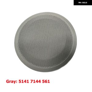 車内左右 フロントリア ドア パネル スピーカー トリム スピーカー カバー BMW 3シリーズE90 E91 X1 E84 318 320 325I - 1PCS Gray