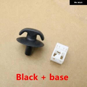 車用リア トランク 固定バックルテール ボックス フッククリップ ホルダー ランドローバー フリーランダー 2 L359 レンジローバー L322 LR003695 LR004797 - black and base