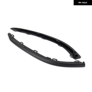 車用フロント バンパー リップ ロアスポイラー エア ディフレクター バランス トリム フォルクスワーゲン VW ゴルフ MK7 GTI 2015 2016 2017 5GG8059039B9 - Left and Right