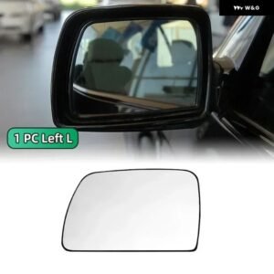 左右ヒーター付きリアミラー ガラス BMW X5 E53 99-06 ホワイト クリア 1999-2006 - 1PC Left