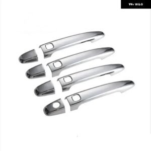 車用クロームハンドルカバー トリム セット トヨタ アバロン XX30 30 2005 - 12 スタイリング アクセサリー ステッカー - 4 buttons