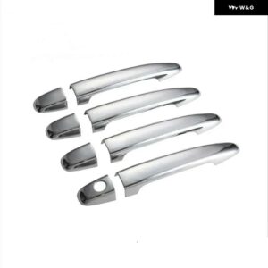 車用クロームハンドルカバー トリム セット トヨタ アバロン XX30 30 2005 - 12 スタイリング アクセサリー ステッカー - no button
