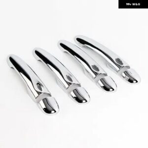 ルノー クリオ 4 クリオ MK4 IV 2012 - 2017 クローム ドアハンドル カバー トリム 2013 - 16 カーアクセサリー ステッカー スタイリング - 4Dr no key 4 buttons