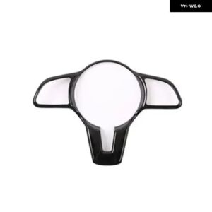 車 ステアリングホイール スパンコール ボタン 装飾 フレーム メルセデスベンツ A / B クラス GLA / GLB / GLE / GLC 2020-2024アクセサリー - ABS Black