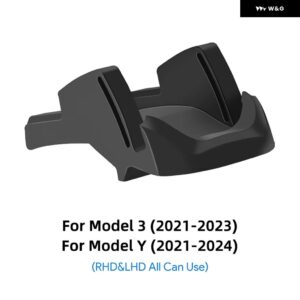 車載電話 ホルダー 液体シリコン ゴム テスラ モデル3 Y ハイランド ジュニパー 2021-2024 2025 跡が残らない クリップオン ダッシュボード エアベント - For Model 3 Y