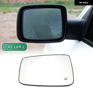 左右ウィングミラー ガラスヒーター付き 運転席側 助手席側 ダッジ ラム1500 2500 2010-2019アクセサリー - 1PC Left
