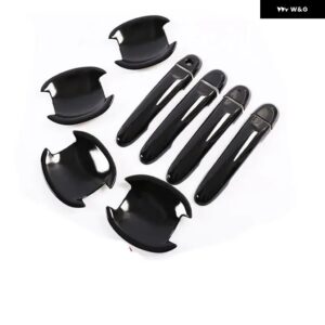 ルノー パルス 2011 - 16 ブラッククローム カー ドアハンドル カバー トリム ステッカー カー スタイリング アクセサリー - model 9