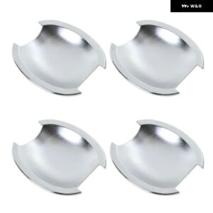 ルノー パルス 2011 - 16 ブラッククローム カー ドアハンドル カバー トリム ステッカー カー スタイリング アクセサリー - model 5